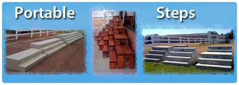 Tired of making multiple trips to the store? Wooden Concrete Fiberglass Steps for Mobile Homes