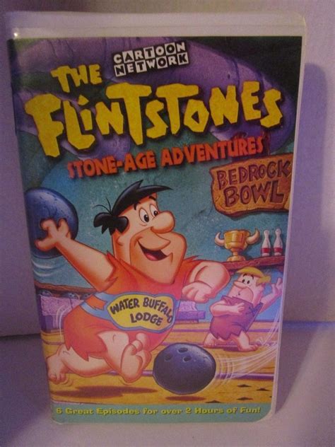 Cartoon Network The Flintstones Stone Age Adventures Vhs 6 Episodes