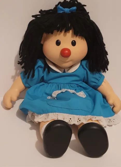 Vintage Big Comfy Couch Molly Doll Vinyl And Plush Playmates Toy