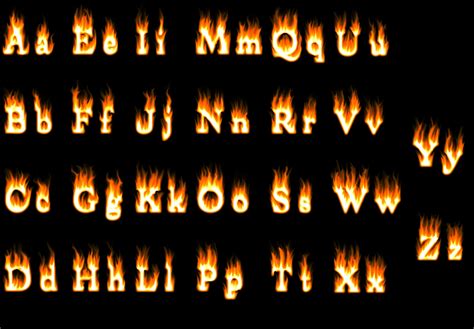 19 To Draw Flame Letters Font Images How To Draw Bubble Letters Fire