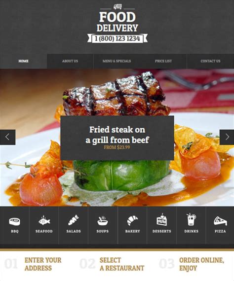 19 Online Food Ordering And Delivery Website Templates