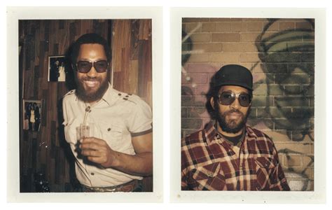 Two Polaroid Portraits Of Dj Kool Herc One At Ecstasy Garage Bronx