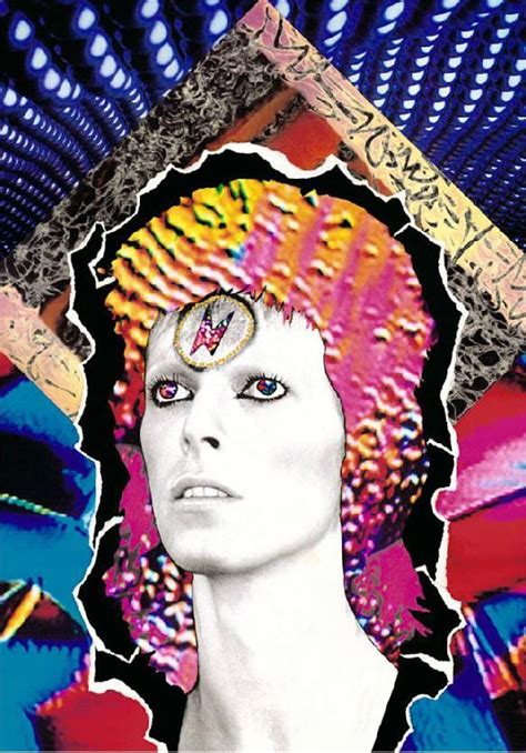David Bowie “moonage Daydream” Photo And Collage By Mick Rock David Bowie Art David Bowie Bowie