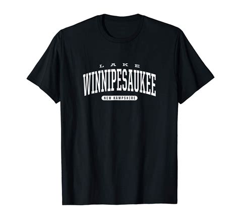 Lake Winnipesaukee New Hampshire T Shirt Winnipesaukee Nh T Jznovelty