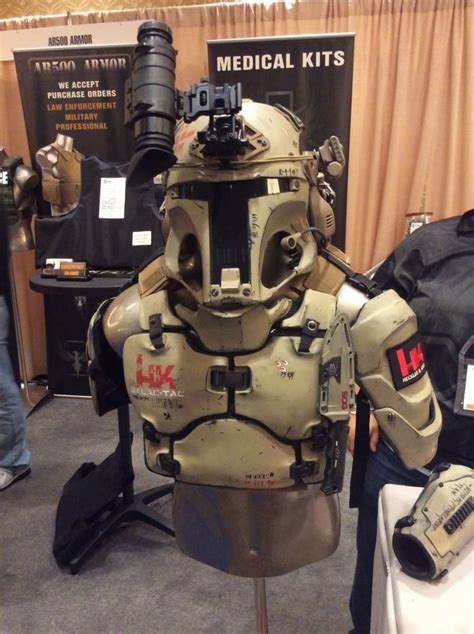 Post Shot Show Wrapup Galactac Ar500 Ballistic Armor Suit Soldier