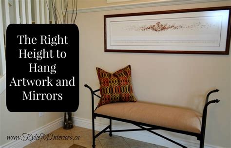 The Right Height To Hang Artwork And Mirrors 6 Tips And Ideas Picture