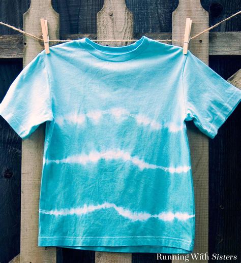 How To Tie Dye A T Shirt Ombre Style Running With Sisters
