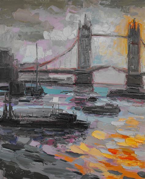Tower Bridge Early Morning By Judith Bridgland Duncan R Miller Fine
