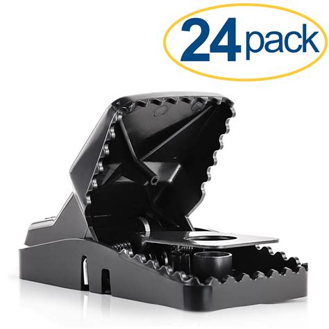 Large Powerful Rat Traps 24 Pack Kills Instantly With Powerful