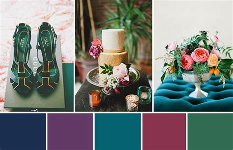 Fit For Royalty Jewel Toned Wedding Colours