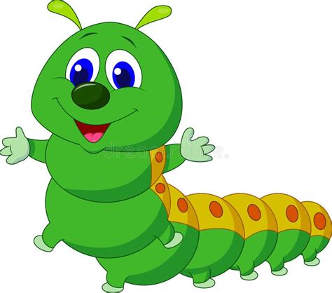 Cute Caterpillar Cartoon Stock Vector Illustration Of Character 33993004
