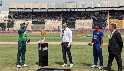 Asia Cup 2023 Pakistan Elect To Bat First Against Nepal In Opening