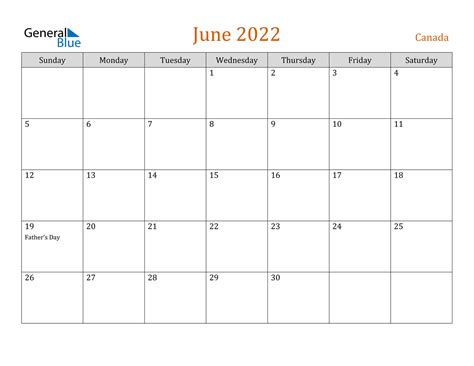 Printable Monthly Calendar 2022 Canada Printable Calendar 2023