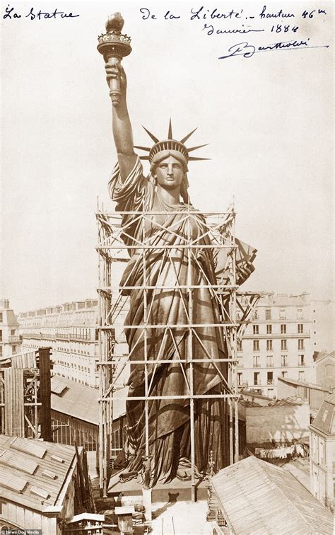 Incredible Photos Show The Statue Of Liberty Before It Was Shipped To New York 136 Years Ago