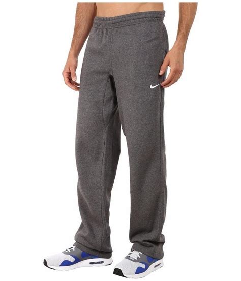 Nike Mens Club Open Hem Fleece Sweatpants Dark Gray Szs S M Xl 3xl