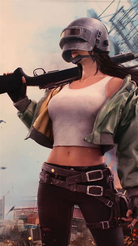 pubg girl girl iphone wallpaper sniper girl game wallpaper iphone