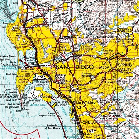 San Diego Ca Topographical Map Custom Map Topographic Map Map