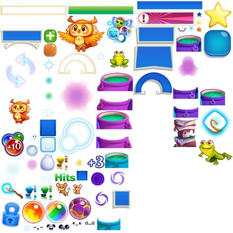 Mobile Bubble Witch 2 Saga In Game Sprites The