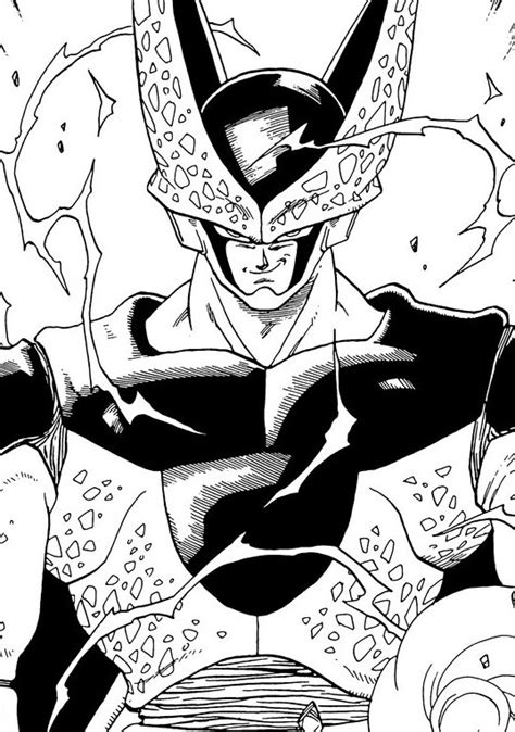Gero, designed to have all the abilities of the greatest fighters to have ever inhabited or start the lesson how to draw cell from dragon ball z by sketching a circle for his head. Cell Dragon Ball Z Drawing