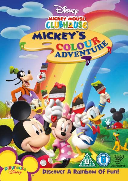 Mickey Mouse Clubhouse Mickeys Colour Adventure Dvd Zavvi