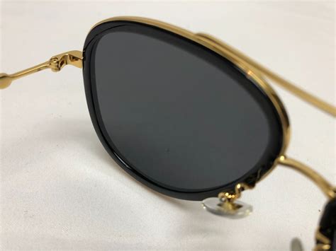 gucci gg0062s 003 57mm aviator black unisex sunglasses with light grey lens ebay