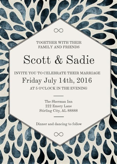 Wedding Invitations With Pictures Templates Doctemplates