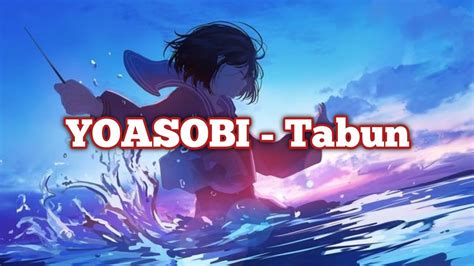 yoasobi tabun karaoke lirik youtube