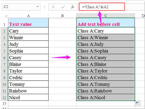 In excel for office 365, or excel 2019 and later versions, you can use the textjoin function to combine text from multiple ranges, quickly and easily. How to add text to the beginning or end of all cells in Excel?