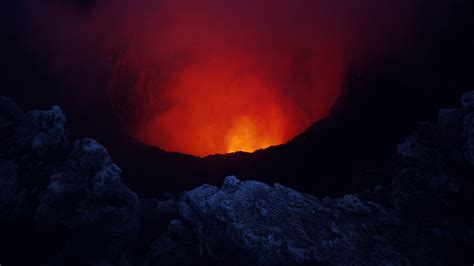 Volcano Dark Red 4k Hd Nature 4k Wallpapers Images Backgrounds