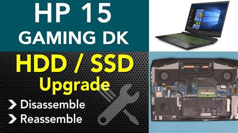 Hp Pavilion Gaming 15 Dk UPGRADE SSD HDD NVME STEP By STEP