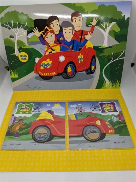 2021 The Wiggles Pnc Set Privy Envelope Pnc Scalloped 2 X 30c Coin 29