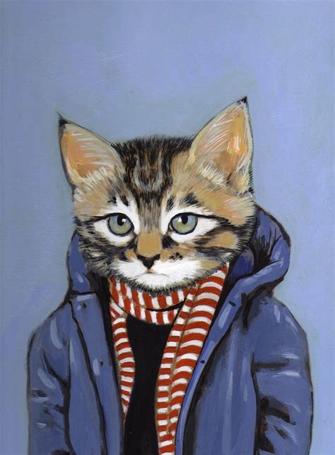 Another Cat In Clothes By Heather Mattoon These Make Me So Dang Happy