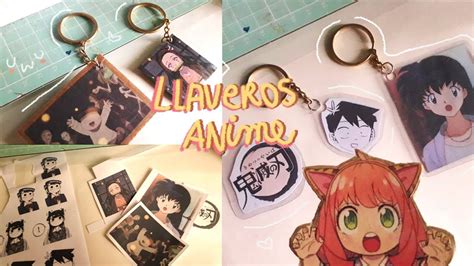 Como Hacer Llaveros Caseros Versión Anime 🌱manualidades Anime Para