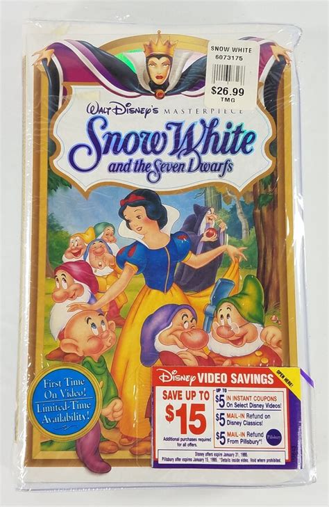 Snow White Vhs Snow White The Seven Dwarfs Masterpiece Vhs Walt The Best Porn Website