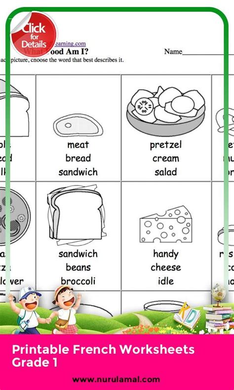 ️worksheets For Kindergarten In French Free Download
