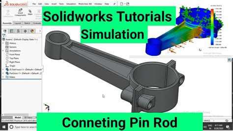 Solidworks Tutorials Design And Assembly Of Connecting Rod In