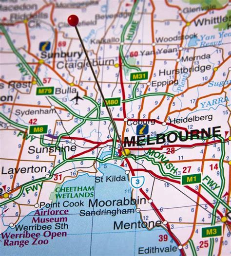Access maps for stations, stops, addresses, route numbers or line names. Mebourne Maps - Tourist & Train, CBD, Suburbs & Surrounding Areas