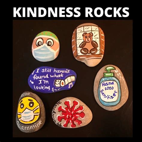 Free Kindness Rocks Covid Cuties Lets Paint Yall