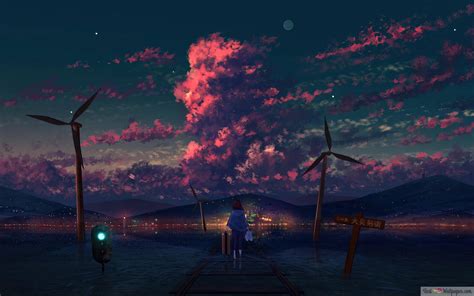 Download Image Breathtaking Anime Scenery 4k Wallpaper