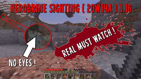 Herobrine Sightings Real