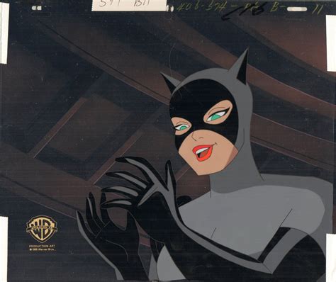 Batman The Animated Series Catwoman Production Cel Warner Brothers 1995