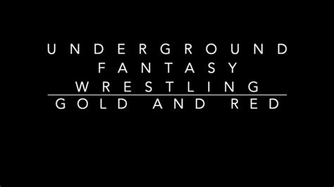 Gold And Red Competitive Underground Fantasy Wrestling Clips4sale