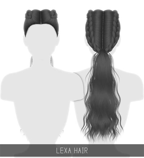 Sims 4 Alpha Hair Cc