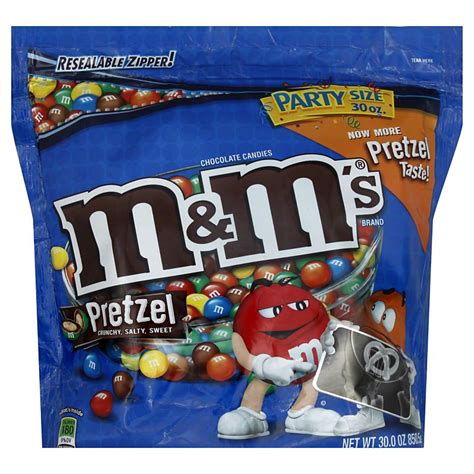 Mandms Pretzel Party Size Chocolate Candies Shop Snacks And Candy At H E B