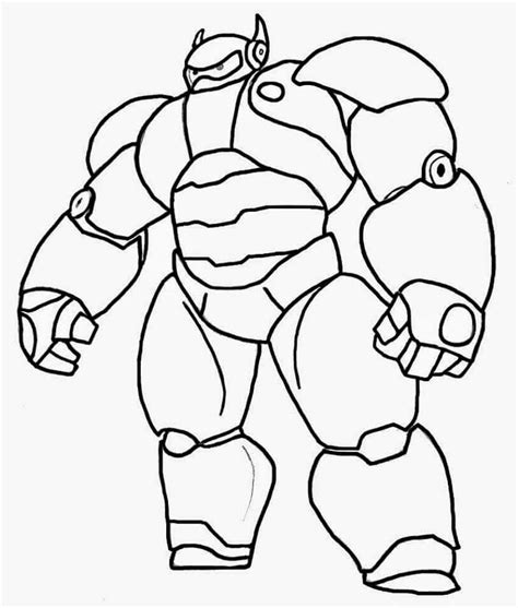 Baymax Blindado Para Colorear Imprimir E Dibujar Coloringonlycom