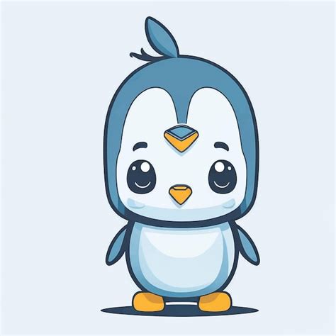 Premium Vector Vector Illustration Of Cute Baby Penguin Cartoon