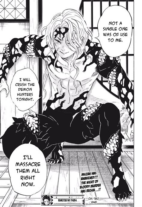 Demon Slayer Kimetsu No Yaiba Chapter 180 Demon Slayer Manga Panels