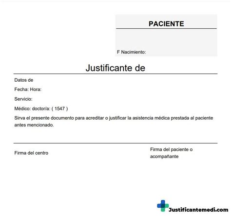 ᐈ Descargar Plantilla De Justificante Médico Aragón Justificantemedi