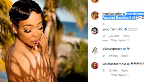 R B Singer Monica Goes Completely Naked On Instagram Photos