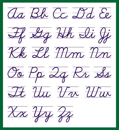 8 Best Images Of Zaner Bloser Manuscript Alphabet Printable Zaner